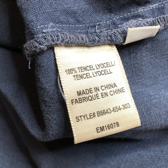 ANTHROPOLOGIE Bella Dahl Jean Chambray Dress - Picture 8 of 8